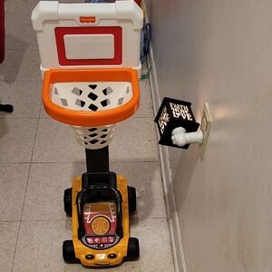 Fisher-Price Orange and Black Basketball Car Toy